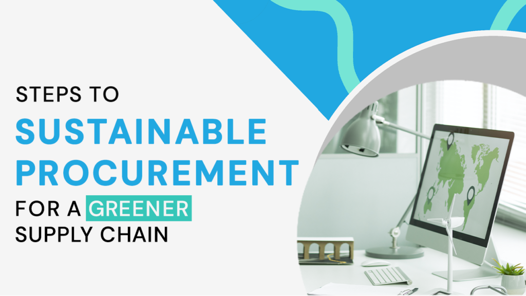 A guide to sustainable procurement